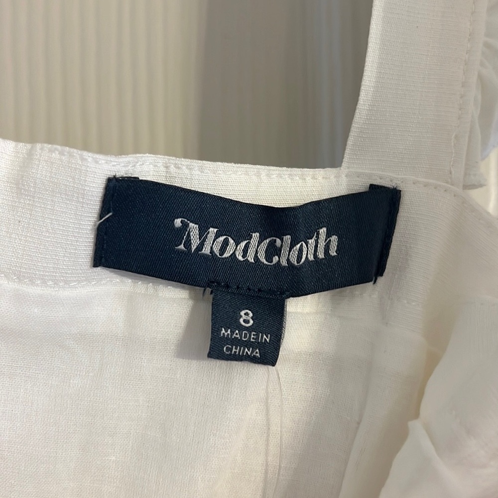 Modcloth White Mini Dress - Picture 3 of 6